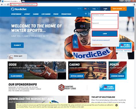 nordicbet log på